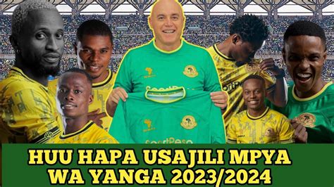 Wachezaji Waliosajiliwa Yanga 2023/2024 .